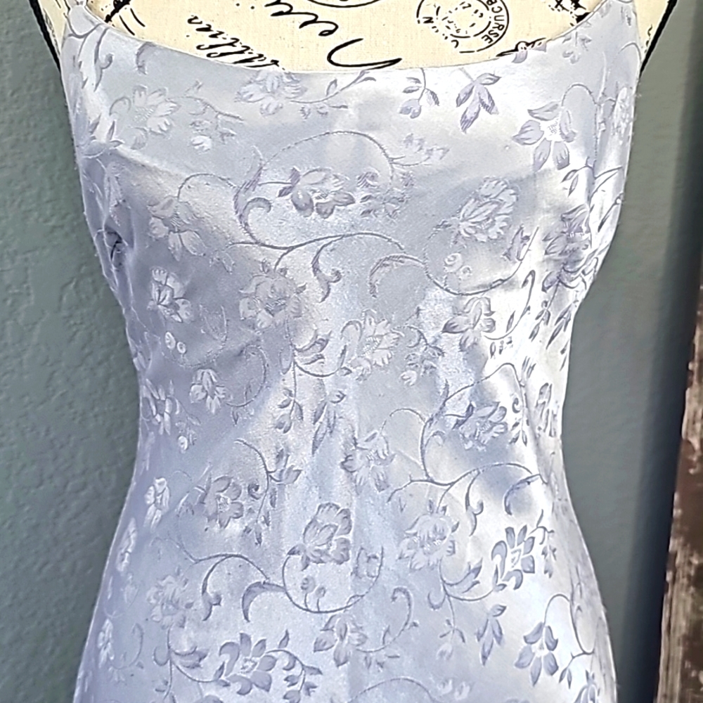 VINTAGE SATIN SLIP DRESS. SIZE 9/10 🇺🇸 - Picture 9 of 11